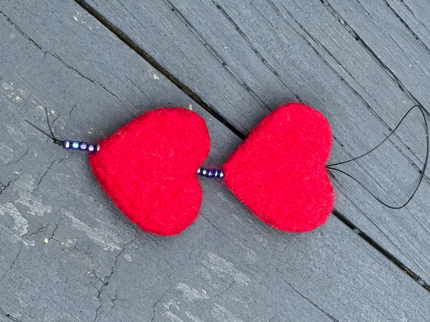 Felted hanging ornament